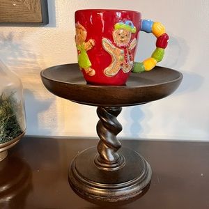 Vintage St Nicholas Square SUGAR AND SPICE 3D Ceramic Christmas Coffee Mug/Cup